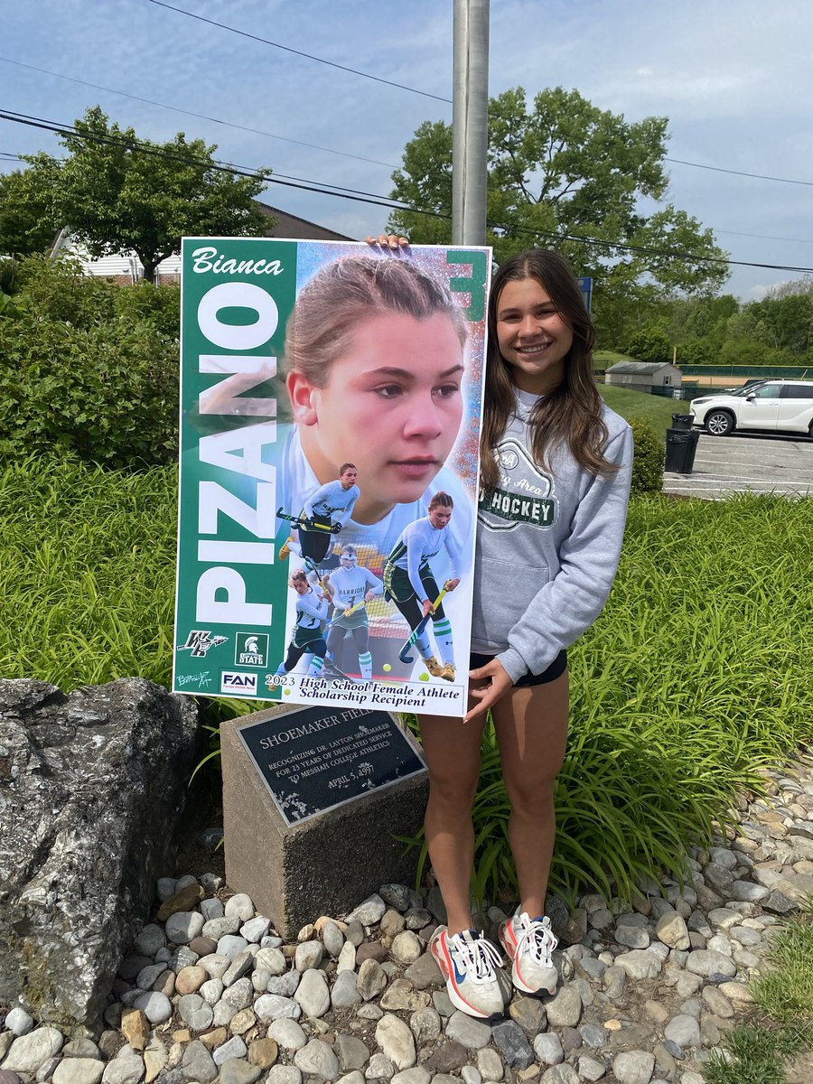 #WyomingAreaFieldHockey 
⁦<a href="/biancapizano13/">Bianca Pizano</a>⁩ ⁦<a href="/MSU_FieldHockey/">Michigan State Field Hockey</a>⁩ ⁦<a href="/BreeBednarski/">Biggs</a>⁩ CONGRATS on the inaugural ⁦<a href="/Female_FANews/">FemaleAthleteNews</a>⁩ PA Field Hockey Scholarship award! 🏑🏑