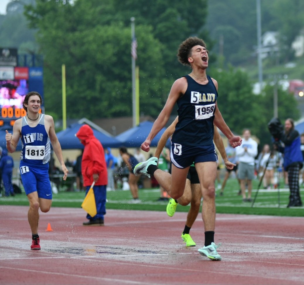 Congratulations to Shady Spring senior standout Jaedan Holstein who is your Class AA State champion in the Boys 800 meter run..... what an effort!! #wvpreptrack