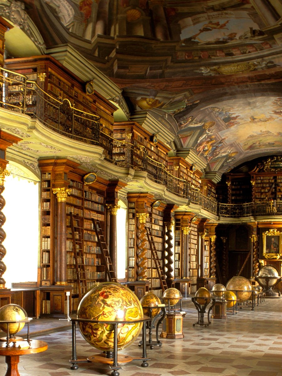 19. The Clementinum Library, Prague, Czech Republic 🇨🇿