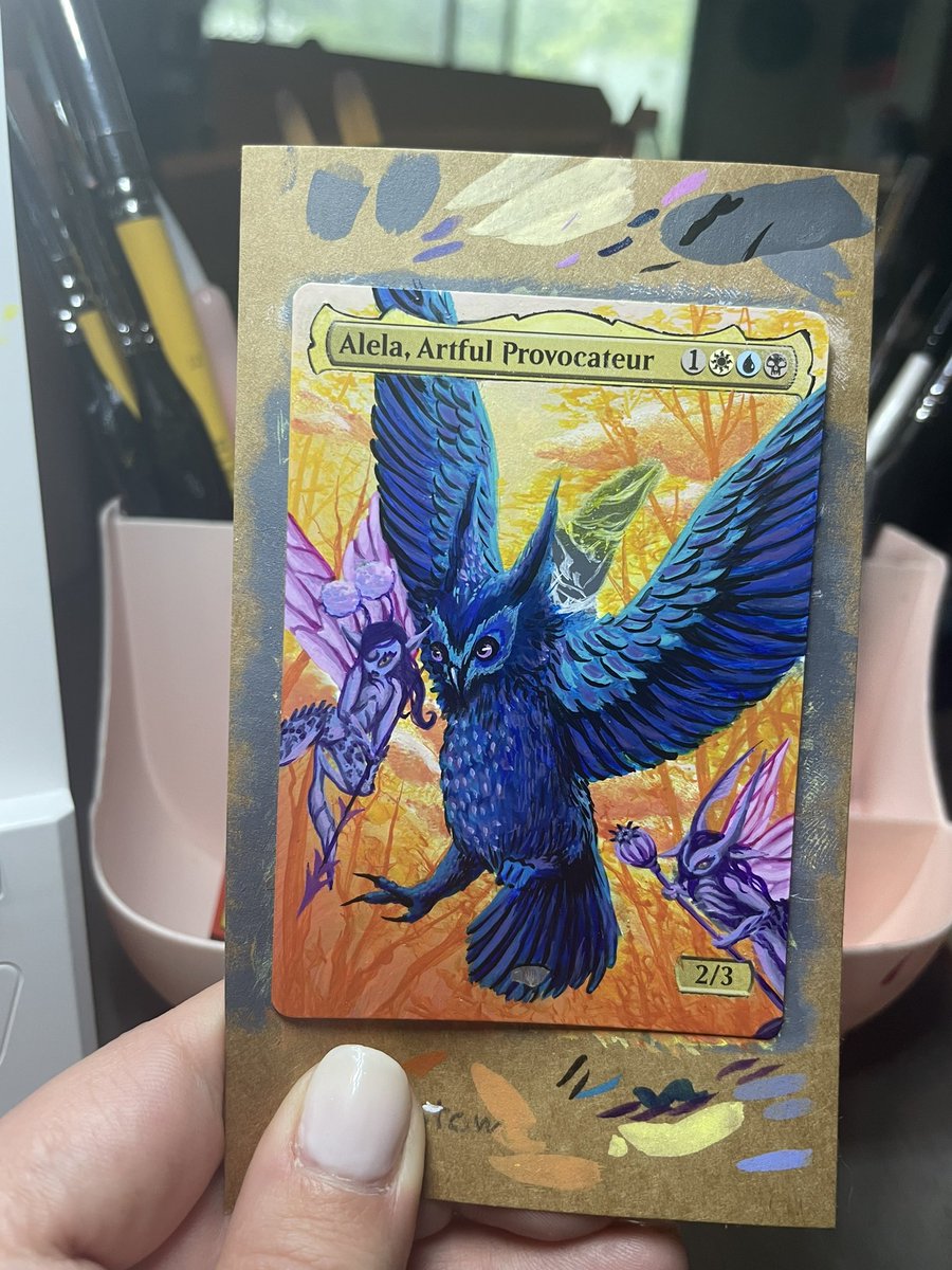 Details in on the faeries! Now just to add Alela and some foliage and we’ll be done 💜💕💜