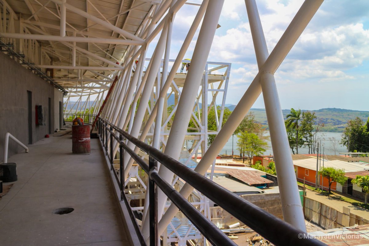 Con un 58% avanza la construcción del nuevo estadio Roberto Clemente Ubicado en #Masaya 

#MayoVivaSandino 
#NicaraguaLinda