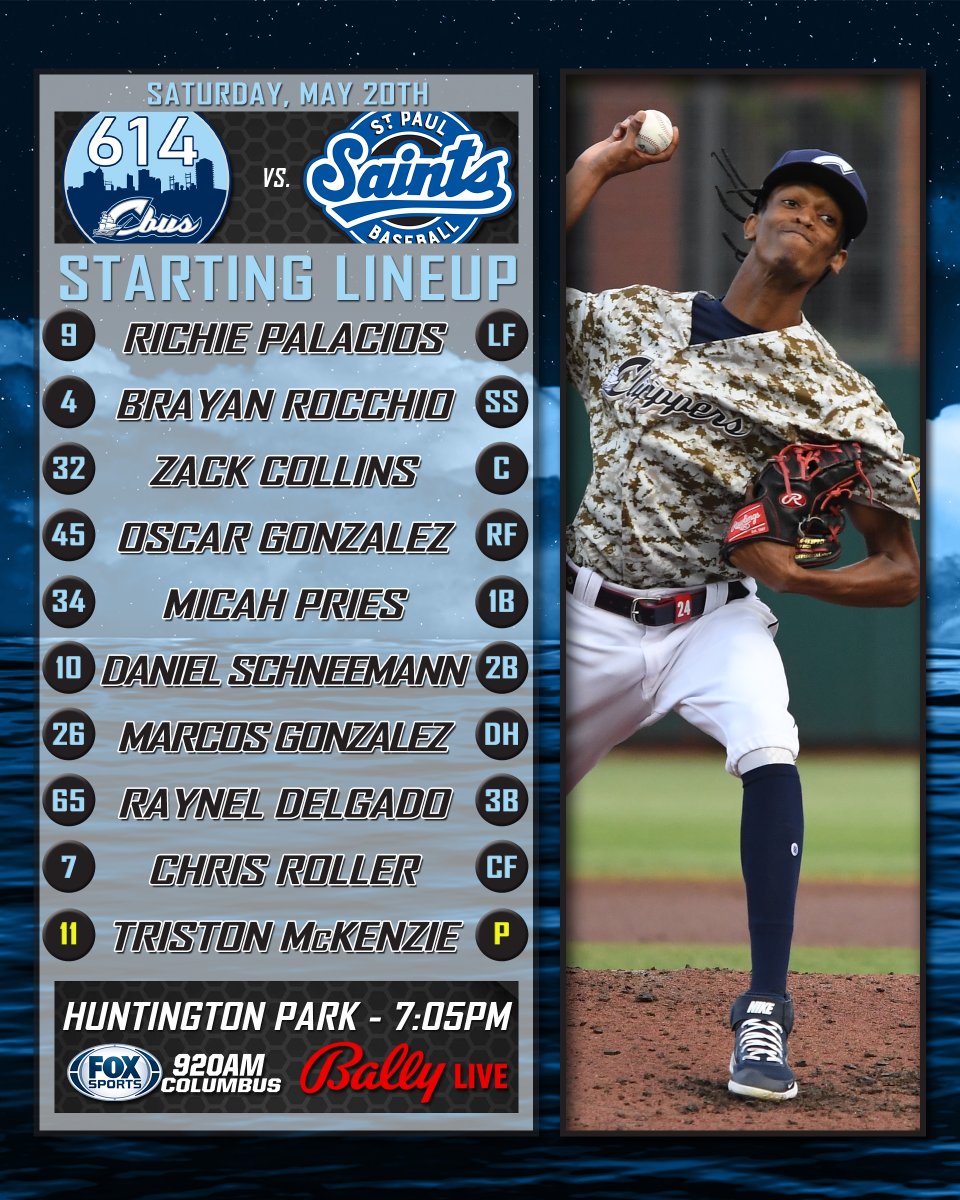 STICKS!!!

🆚: St. Paul Saints
⏰: 7:05pm
🚪: 5:30pm
📍: Columbus, OH
🏟: Huntington Park
📻: @FoxSports920AM
🖥: Bally Live
💻 & 📱: bit.ly/CLB23Radio
🎟: bit.ly/CLB23Tickets
📸: Jay Gehres
#️⃣: #ThisShipRocks⚓