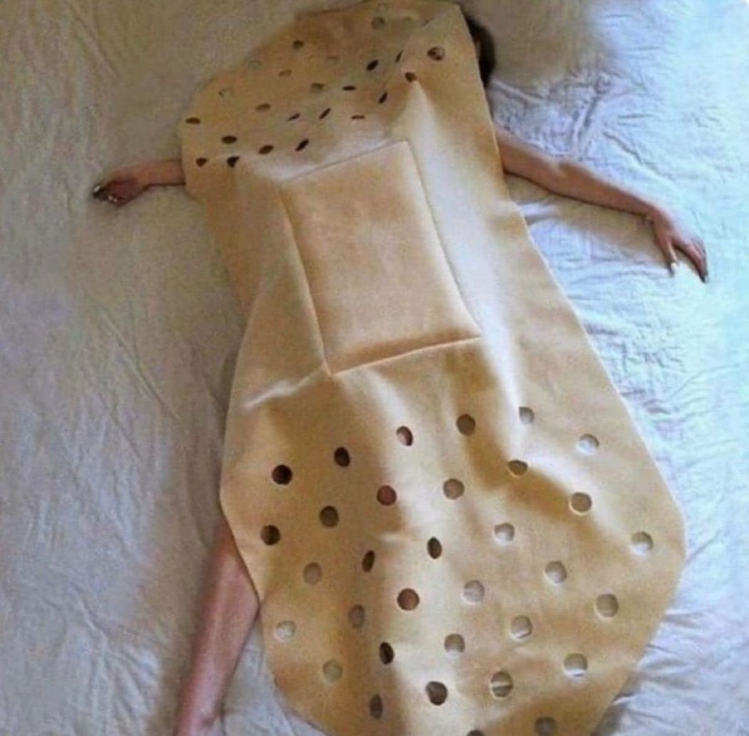 “pon una bandita donde te duela ”

yo