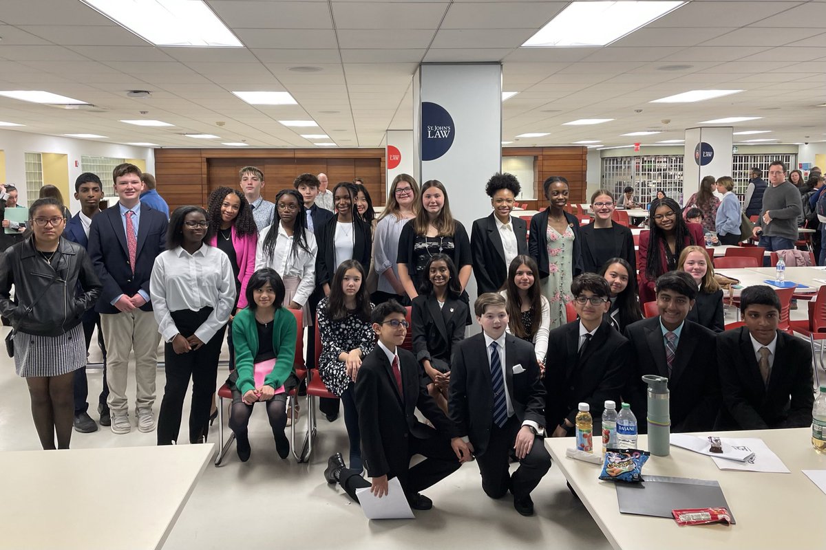 NotreDameNHP's tweet photo. Did you know that Notre Dame School has a terrific Mock Trial Team that competes at various events?  Today’s event was at SJU School of Law! https://t.co/vCtbrxBhya