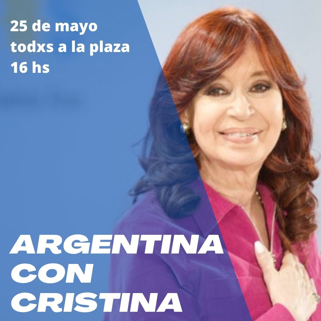 Nos jugamos la paz, la democracia, la soberanía y la justicia distributiva. Que su voz sea la voz de millones de argentinos que ese día  la acompañamos  no solo para agradecerle lo que hizo en el pasado inmediato sino por lo que puede brindarle hacia el futuro a la Patria.