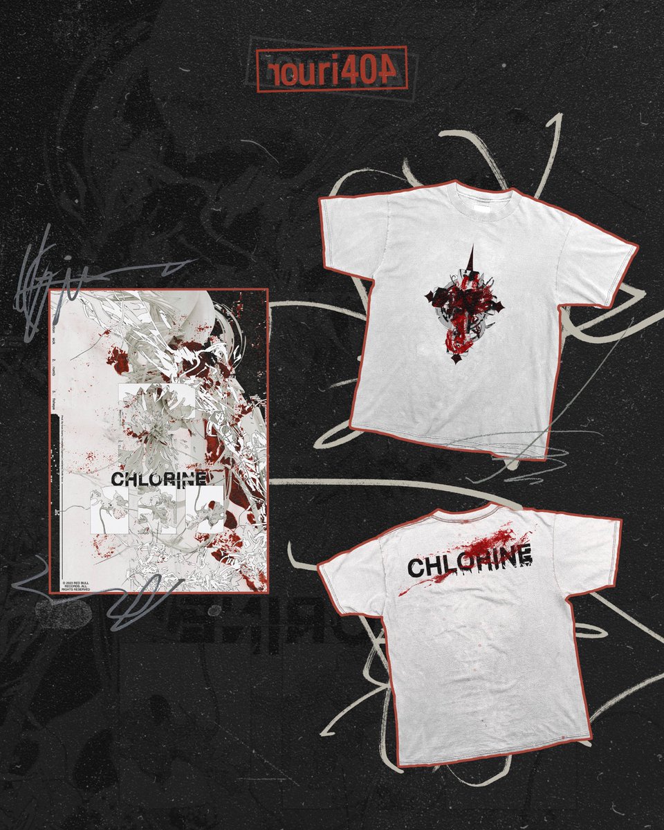 “chlorine” poster &amp; shirt preorder until 5/30 
designs by <a href="/aletiune/">cherry✟</a> 
link below