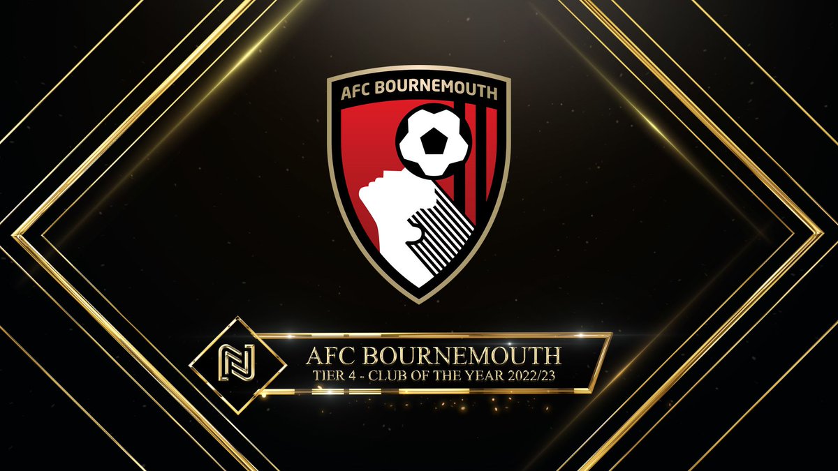 Our final awards of the night – Clubs of the Year... The Tier 4 Club of the Year is @AFCBCommunity, congratulations!