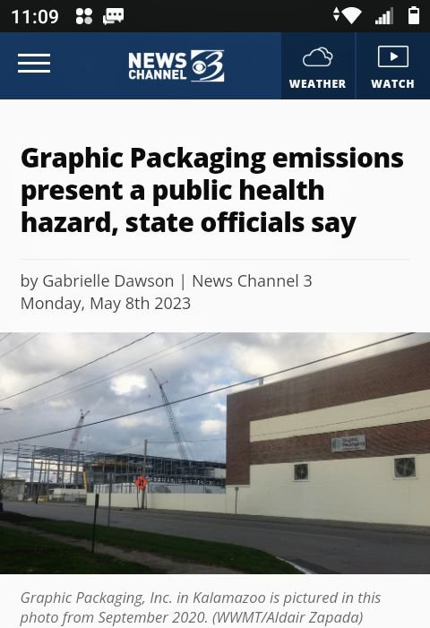 purplepeg67's tweet photo. @MeidasTouch please check out the city of Kalamazoo Michigan and the State are complacent In poisoning our neighborhood https://t.co/GHXMDSGw9O