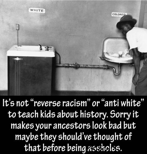 Rumor has it that Ron DeFascist doesn't think that African-American History should be taught as a separate class because it is already covered as a 'part' of U.S. History.

A PART? What does that sum up to be a daily lesson and a pop quiz? 

Don't white-wash African-American