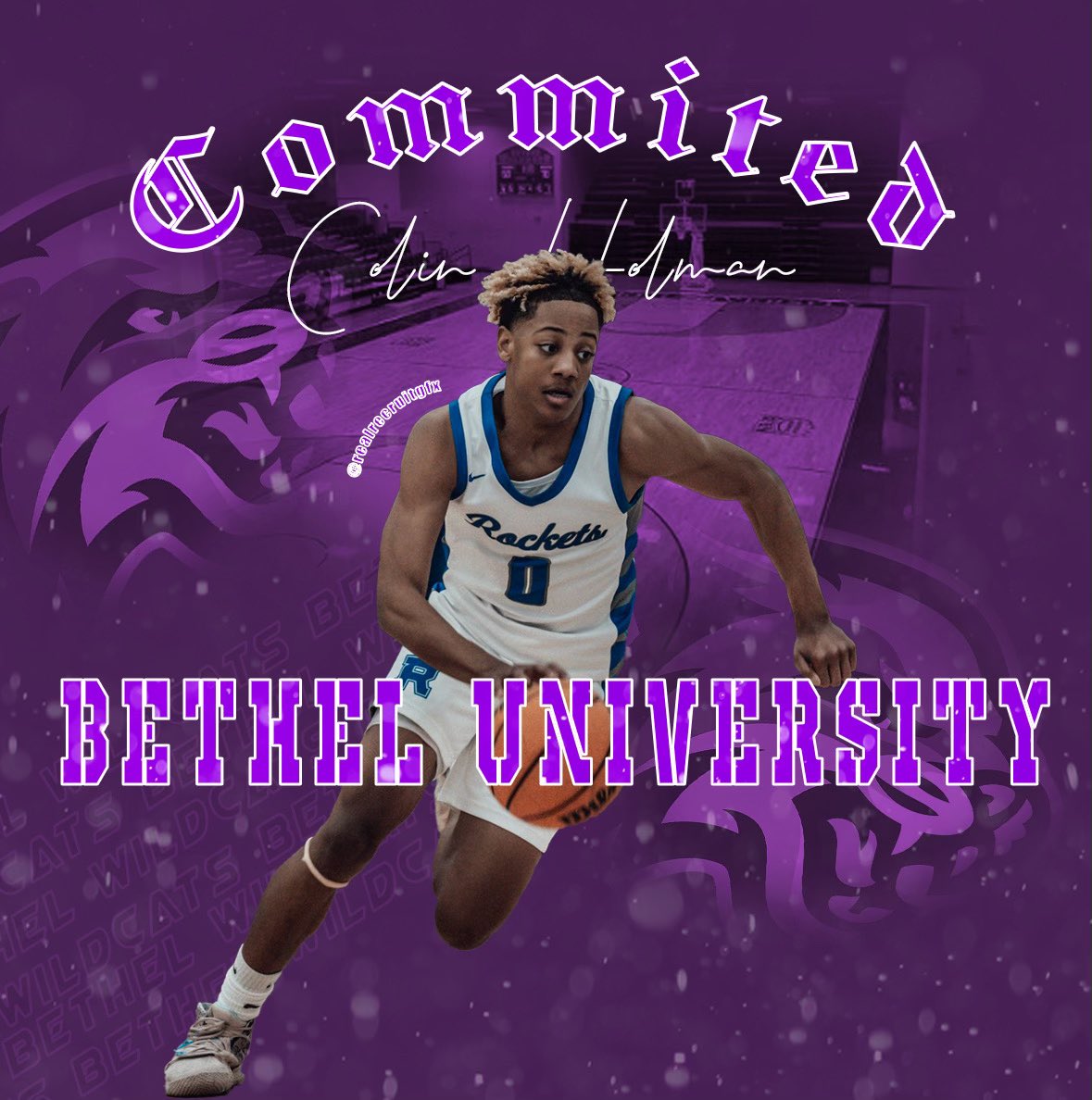 110% COMMITTED💜💛 #bethelmensbasketball