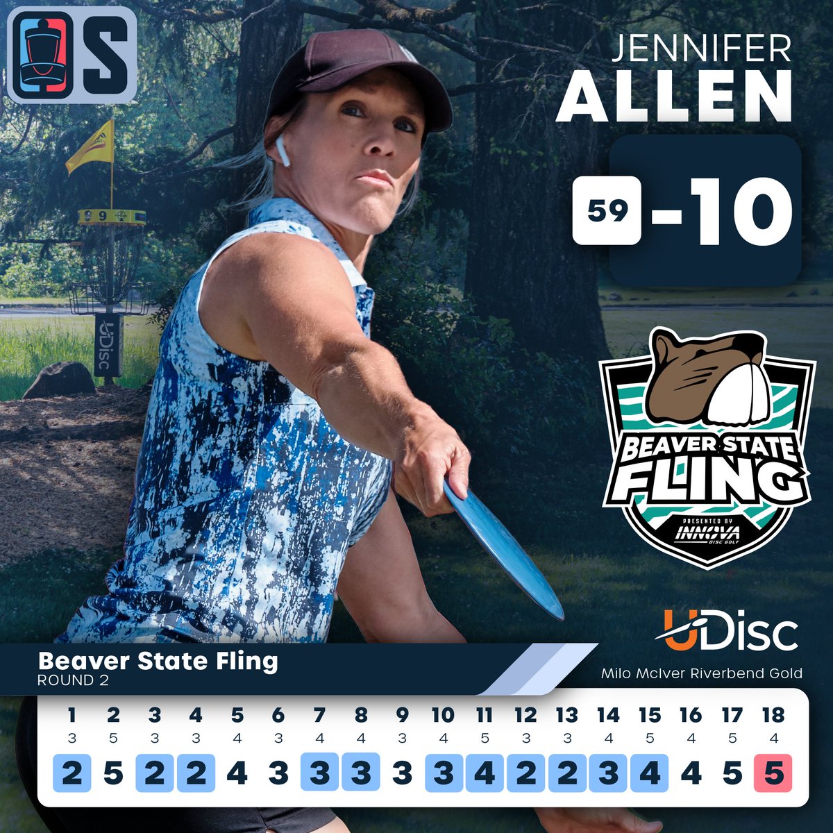 Disc Golf Pro Tour on Twitter "Have yourself a day, Jennifer Allen! 🔥🔥🔥"