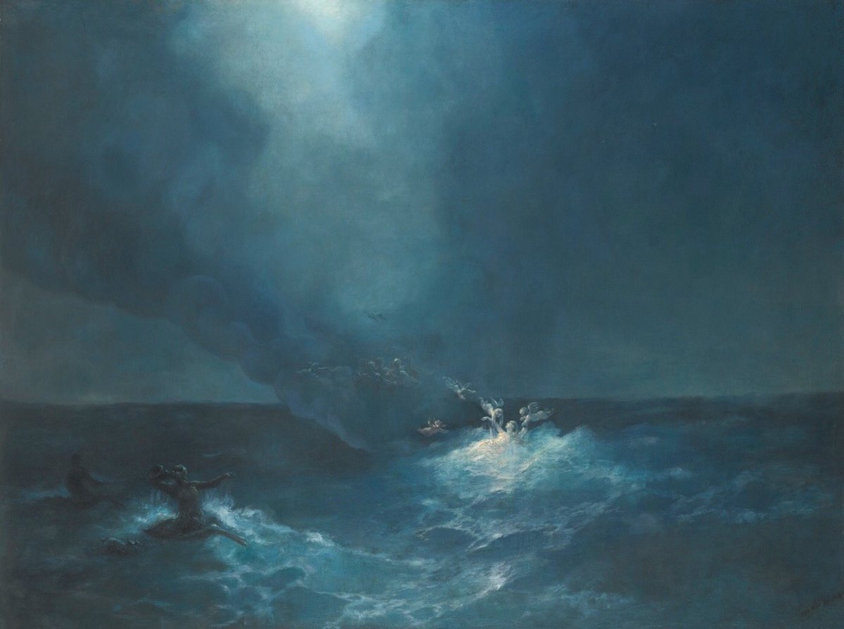 The Birth of Aphrodite, 1887 by  Ivan Aivazovsky
#painting #IvanAivazovsky