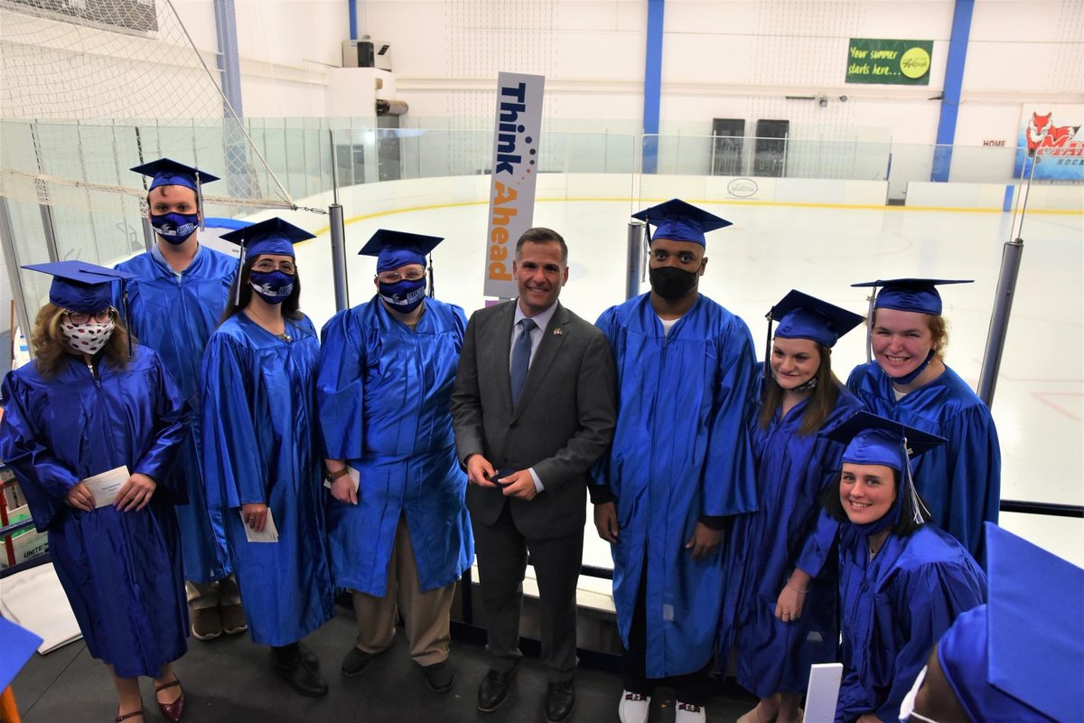 Yesterday, we celebrated another #ThinkAhead class as they graduated w/ the #ClassOf2023. We launched Think Ahead to achieve universal access to college. A year ago, I stood w/these graduates. We must do more to create opportunity for everyone of every ability.  #ThinkDIFFERENTLY