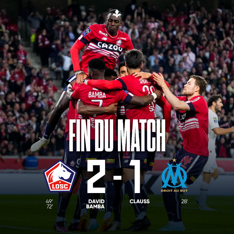 losclive's tweet photo. C'est fini ! 🔥

Combatifs comme des Dogues, nos joueurs obtiennent une victoire précieuse face à l'OM 👊🤩

Rendez-vous samedi prochain 🔜

#LOSCOM 2-1 | 90'