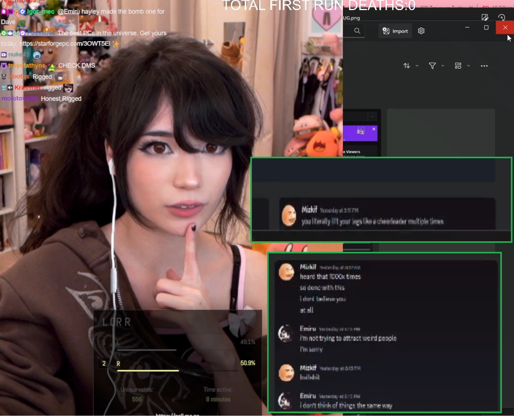 Emiru Getting Jumpscared - YouTube