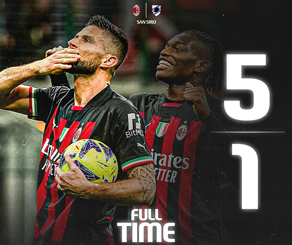 milanadictos's tweet photo. Milan 5 - 1 Sampdoria

https://t.co/9hx5QkJnbZ https://t.co/NesJLMIBUY