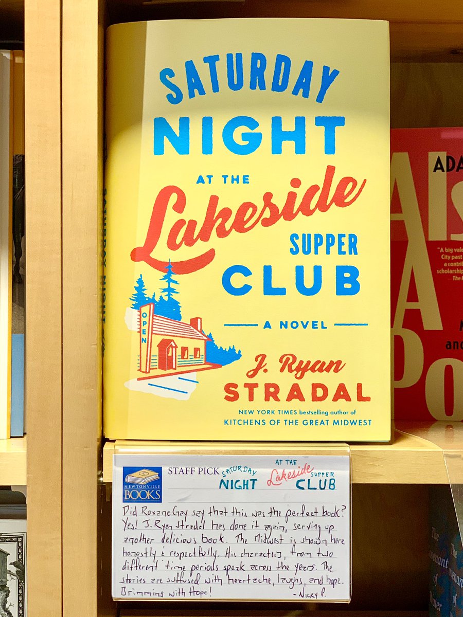 Are you going to spend #SaturdayNightAtTheLakesideSupperClub? Why the heck not?! It’s a perfect choice for your weekend. Trust me! <a href="/jryanstradal/">jryanstradal</a> <a href="/PamelaDormanBks/">Pamela Dorman Books</a>