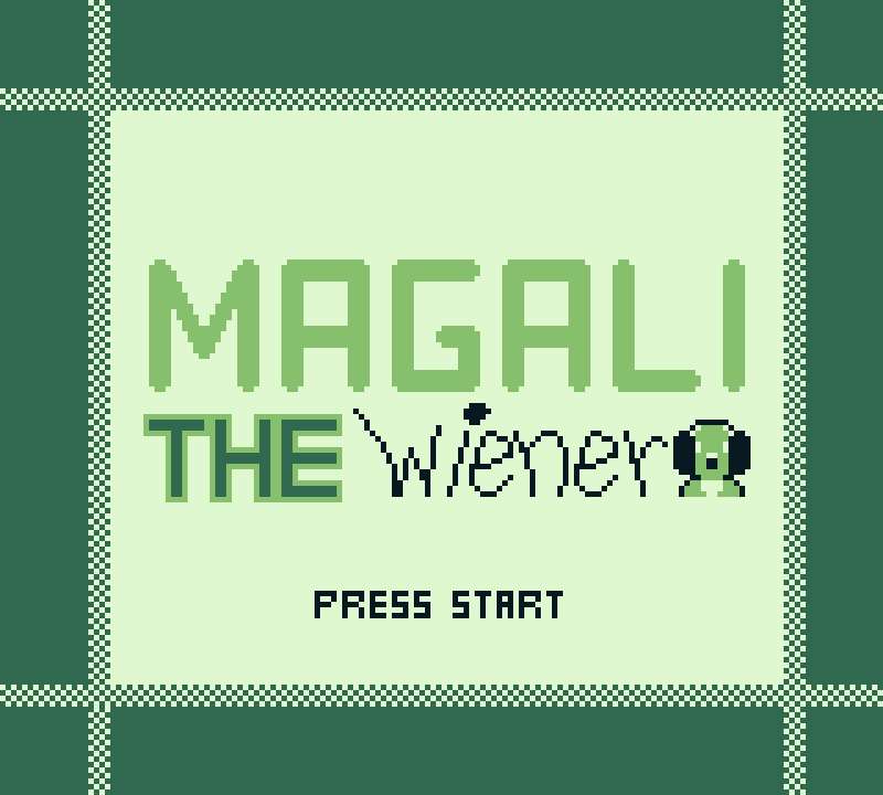 lab_bueno's tweet photo. Here is my submission for the #gameboyshowdown 2023! 
It's a game about the friendship between a guy an his wiener dog! https://t.co/4bFncbafPM