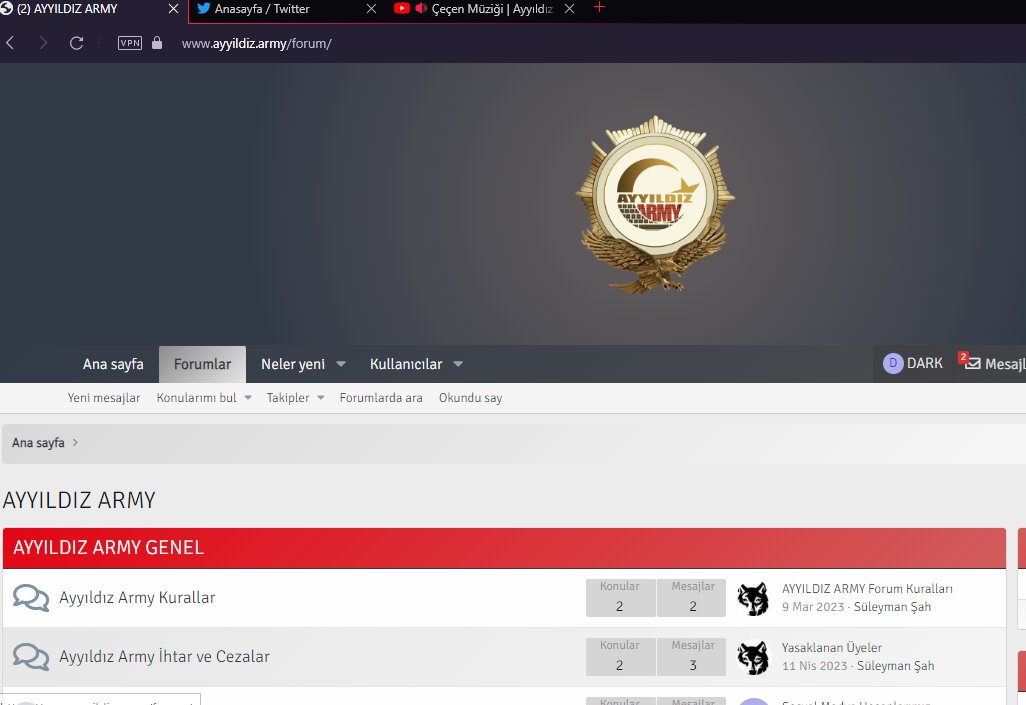 Arkadaşlar Forum sayfamız yayında, sorularınız için, öğrenmek istedikleriniz için bekliyoruz. 
AyYildiz.army/forum/