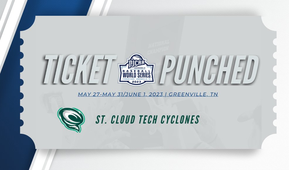 🌪️ The Cyclones 𝑻𝒉𝒓𝒆𝒆-𝒑𝒆𝒂𝒕

St. Cloud Tech defeats Alexandria Tech in the North Plains District Championship to advance to its third straight #NJCAABaseball DIII World Series!

njcaa.org/sports/bsb/202…