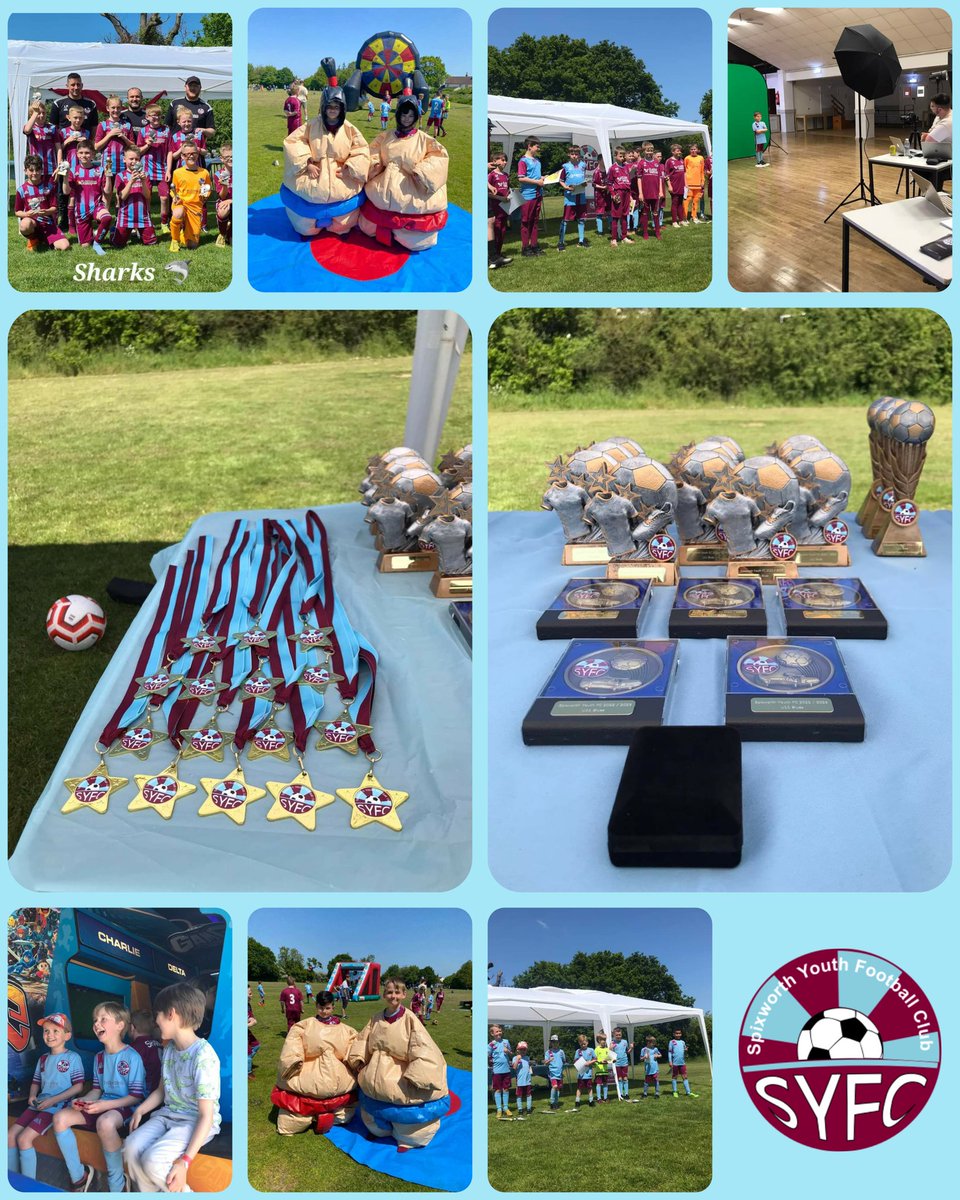 🏆 PRESENTATION DAY 🏆

We were blessed with the Sun as we celebrated our children and volunteers with Trophies, BBQ, Inflatables, Matches and Ice Creams, PhotoShoot and Xbox Games !

Well done Spixworth