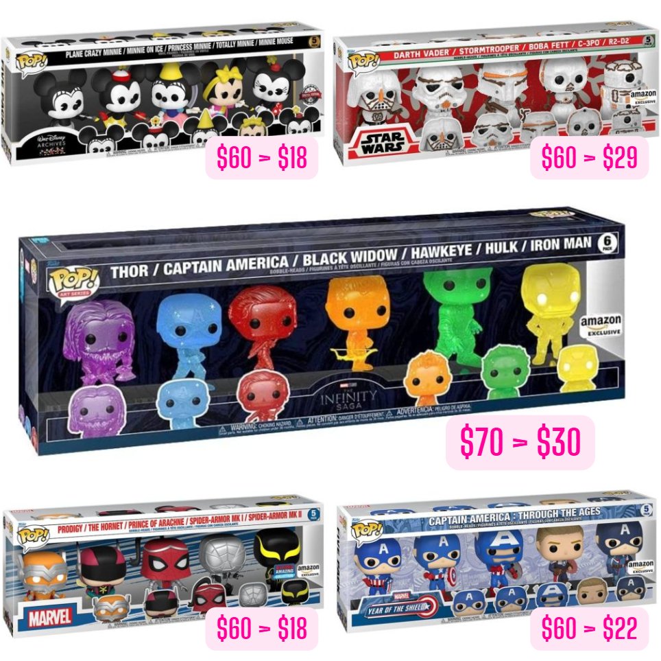Funko POP News ! on Twitter "Sale! Amazon is having a big sale on their multi pack Funko POPs