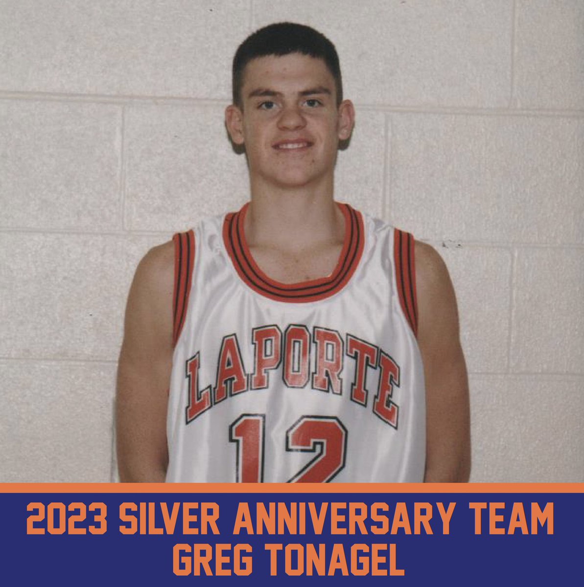 HoopsHall's tweet photo. Silver Anniversary Saturday | Greg Tonagel

Greg Tonagel of LaPorte High School was a 1998 Indiana All-Star who led the Slicers to an 18-8 record his senior season, averaging 21.4 PPG, 4.1 RPG, 4.5 APG, and 2.3 SPG. After high school he led Valparaiso University to 4 NCAA tournament appearances and 4 Conference Championships as a player. He was employed as the Valparaiso Director of Basketball Operations before becoming Head Men’s Basketball Coach at Indiana Wesleyan University in 2005, where he has been a 3x NAIA National Championship Head Coach and 3x National Coach of the Year.