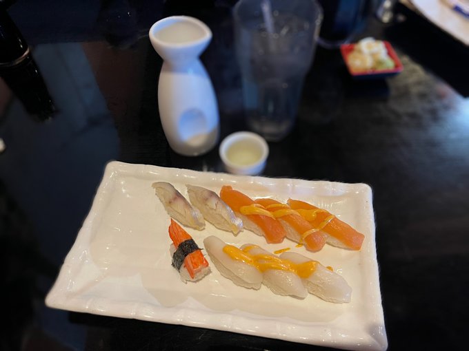 My bff took me out for sushi for my berfday today, I tried hot sake for the first time and it reminds<a href="/tag/newprofilepic"class="tags"><span>#newprofilepic</span></a>