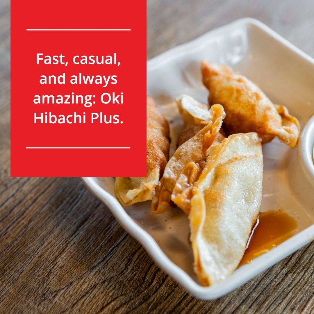 Want a meal that's both delicious and convenient? Come to Oki Hibachi Plus! Our fast-casual dining experience is perfect for busy days. #ConvenientDining #OkiHibachiPlus #FastCasualEats