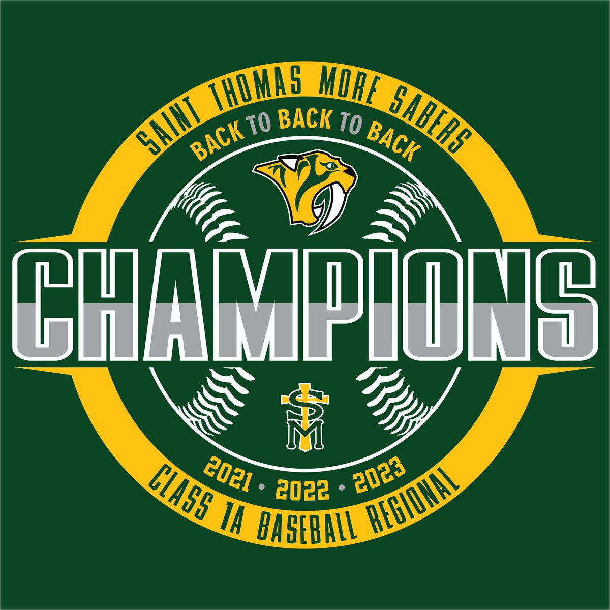 STMoreAD's tweet photo. Congratulations STM Baseball Team 3rd Regional Championship in a row.  5-2 winner over Mt Pulaski @SabersBaseball1 @STMSabernation @clikasNG @ngpreps https://t.co/IbketM1gDO