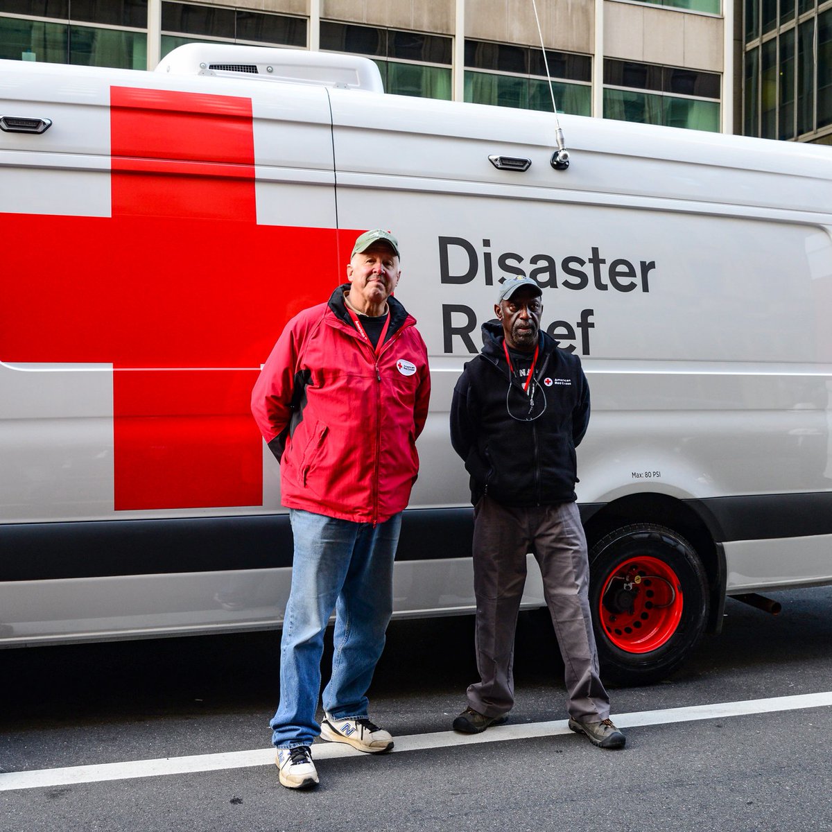 RedCrossPhilly's tweet photo. More than 20,000 veterans - like Gene and James - serve as Red Cross #volunteers. We’re grateful for their service to our mission & for continuing to serve their country after their military service. We salute them on this #ArmedServicesDay & everyday. #MilitaryAppreciationMonth https://t.co/otJO7CCqr0