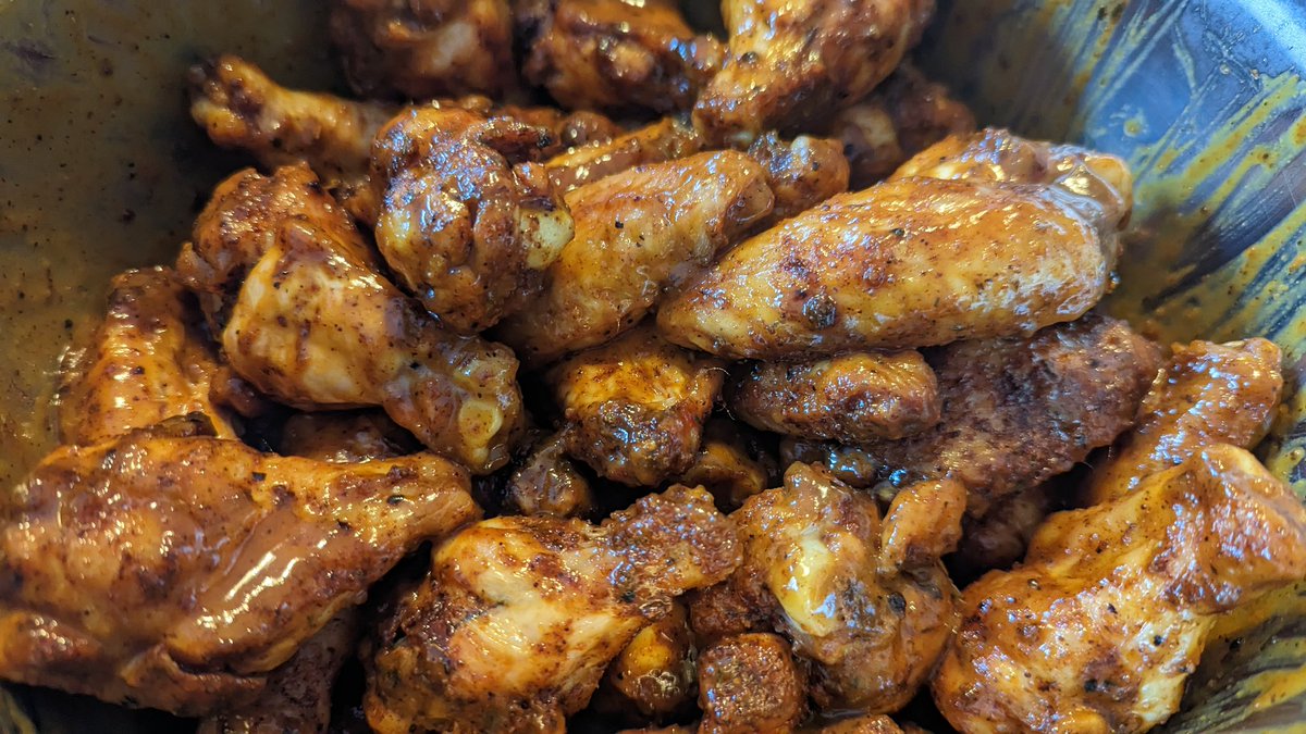 Spicy chicken wings from tonight's cook 🔥