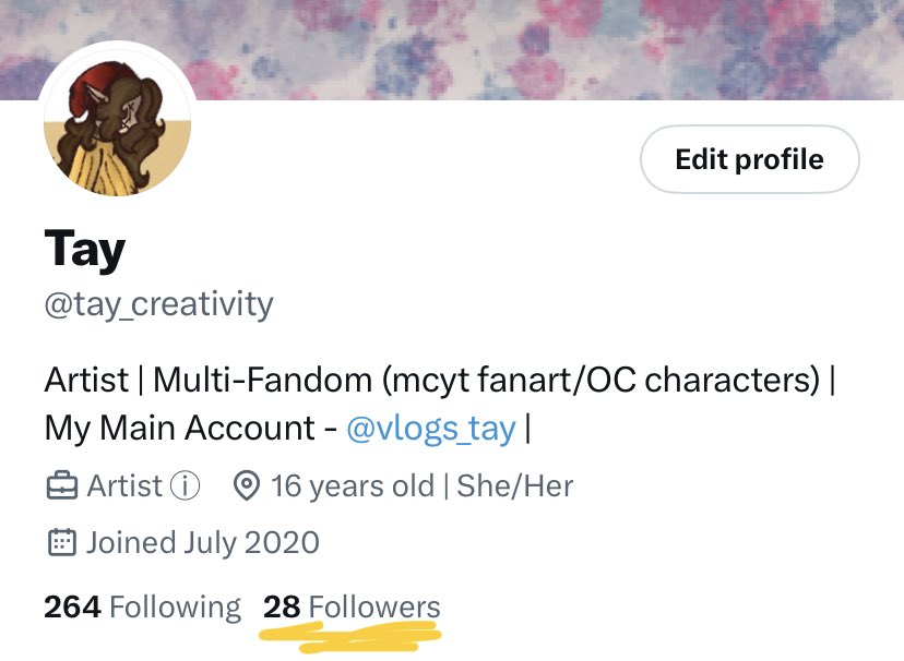 tay_creativity's tweet photo. We are so close to 30 followers!!!!
#artist #fanartist #proceate #gofollow #multifandom #mcytfanartist #getto30followers #beforesummer
@tay_creativity https://t.co/oIfXEvNmxn