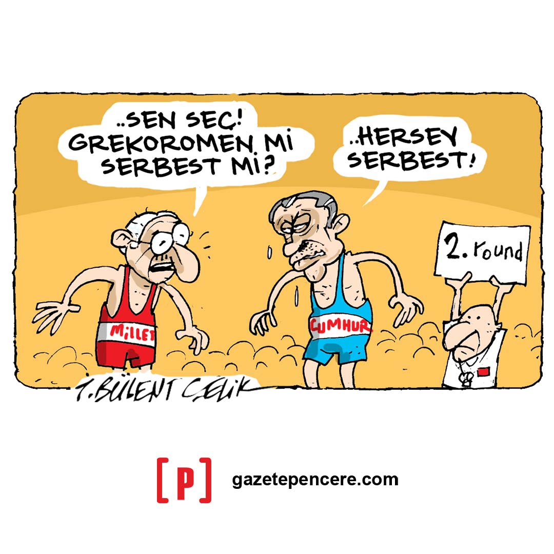 İ. Bülent Çelik, #GazetePencere için çizdi. @i_bulent_celik 

#PencereKarikatür: gazetepencere.com/21-05-2023/