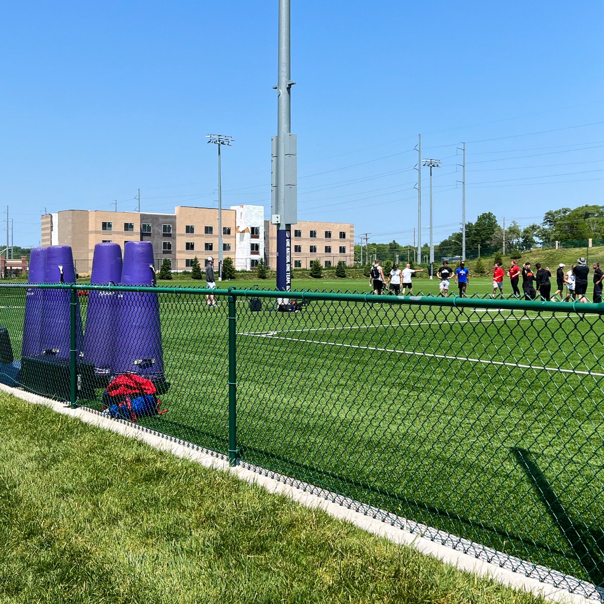 RandyWithersKC's tweet photo. Today’s 810 Varsity Combine at the USA Soccer National Development Center was of the best-organized HS football events I’ve ever seen. Good local talent and high-quality skill instruction in a world-class facility with college coaches watching. Was a good day in KCK #RecruitKC https://t.co/j1Xe8hKSKE