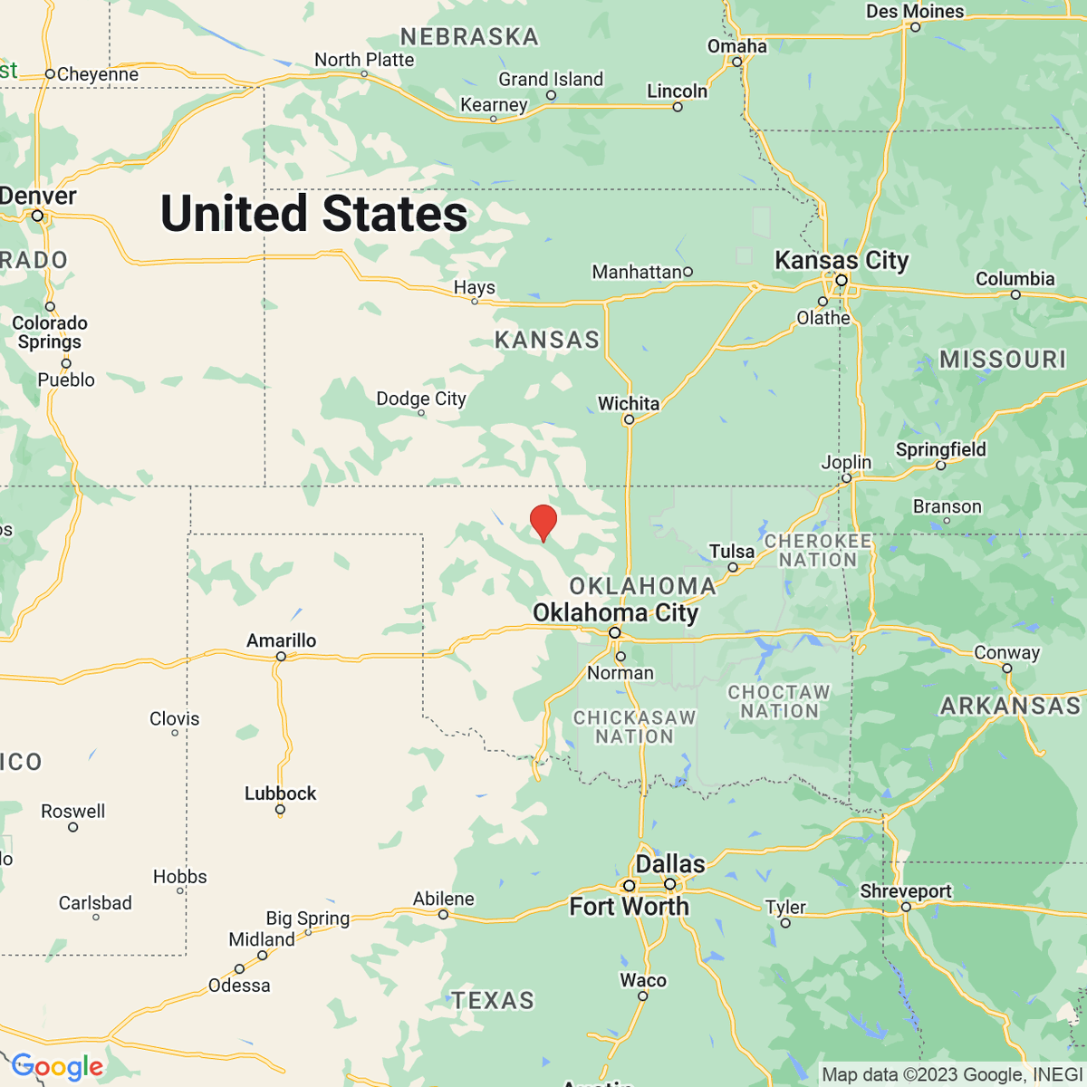 New town every hour on Twitter "Cleo Springs, Oklahoma Population 334