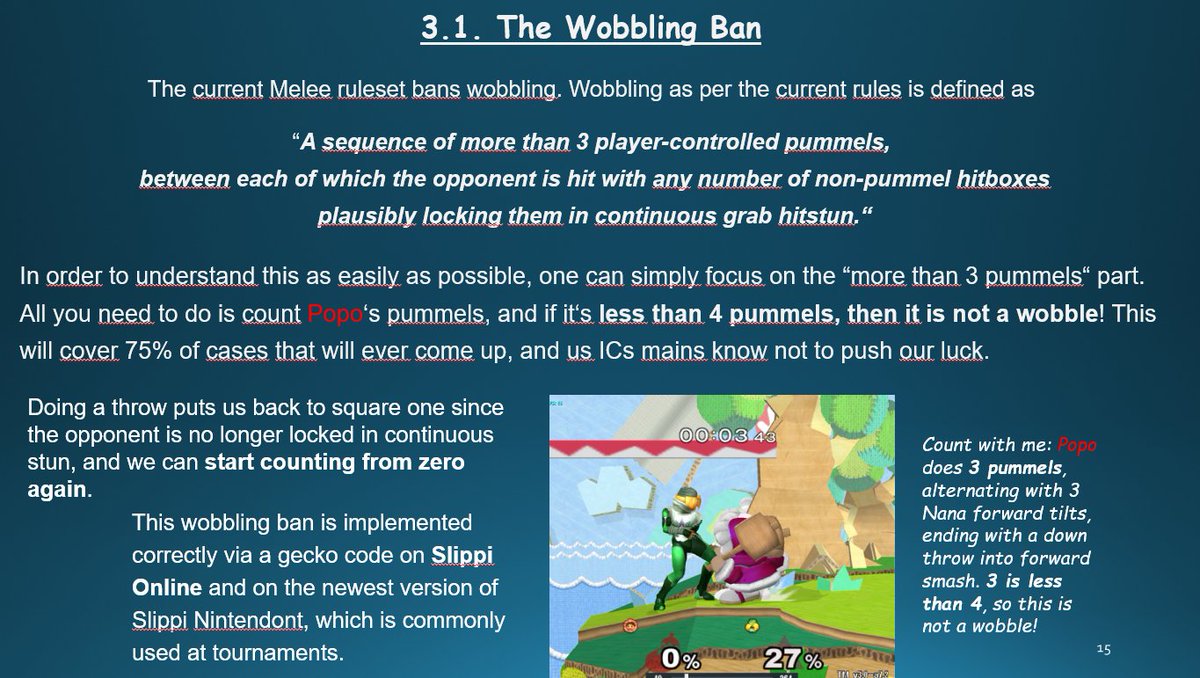 upgamer_Nicki's tweet image. . @turndownforwalt @ViciousVish ICs can do 3 pummels and 3 Nana moves. So e.g. pummel, ftilt, pummel, blizzard, pummel, ftilt, and then a throw into a smash attack.