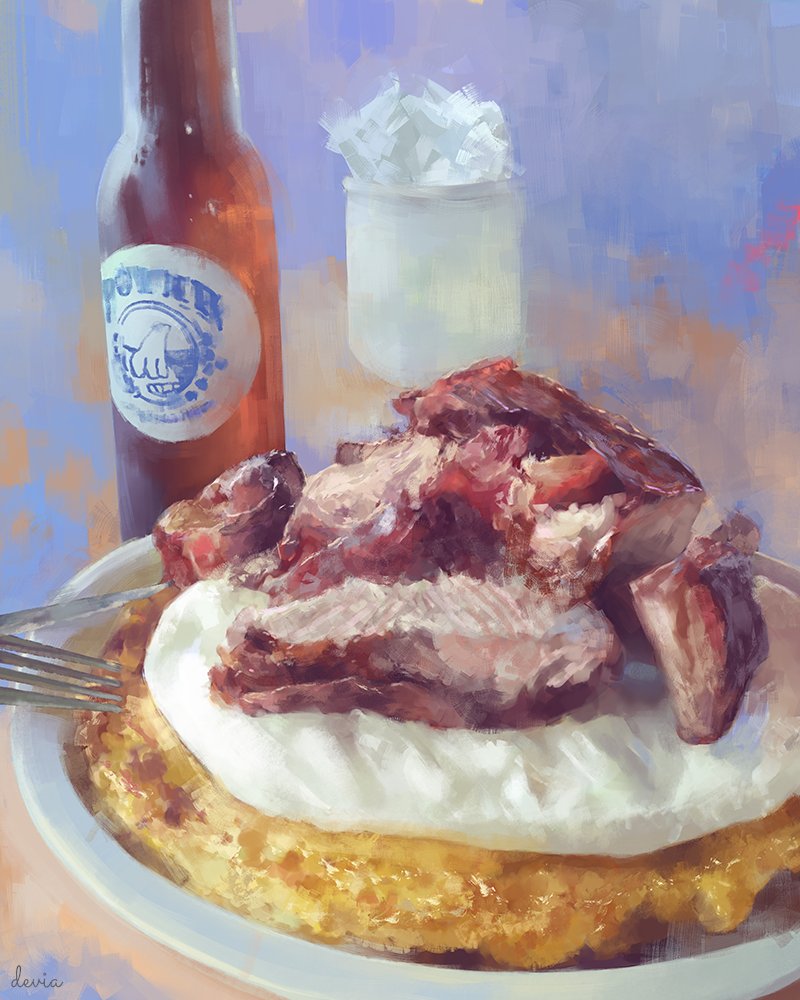 Nunca había pintado sintiendo tanto calor, espero les guste.

Gracias. 🍻