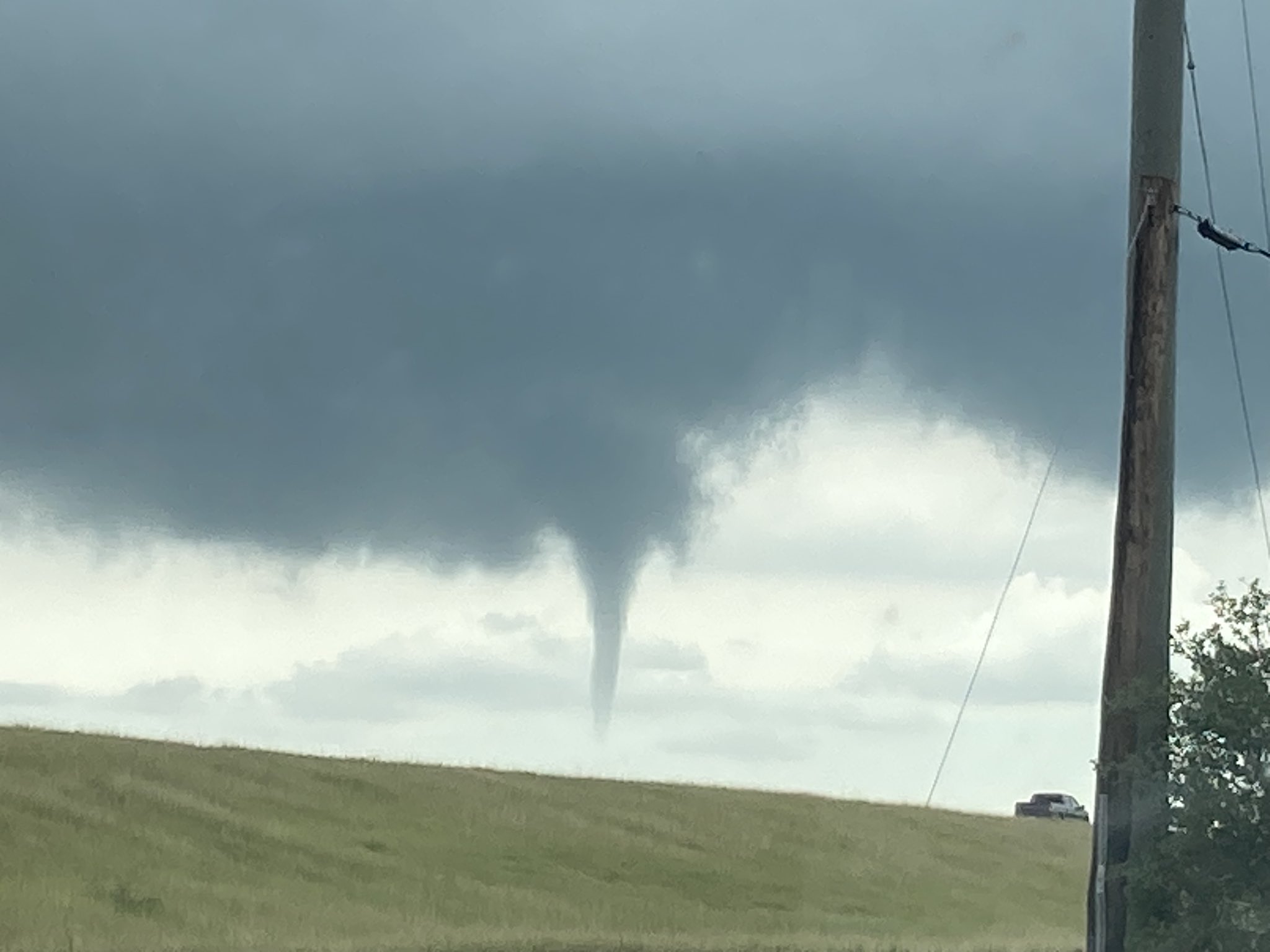 Joel Christopherson on Twitter "Funnel cloud/possible tornado near
