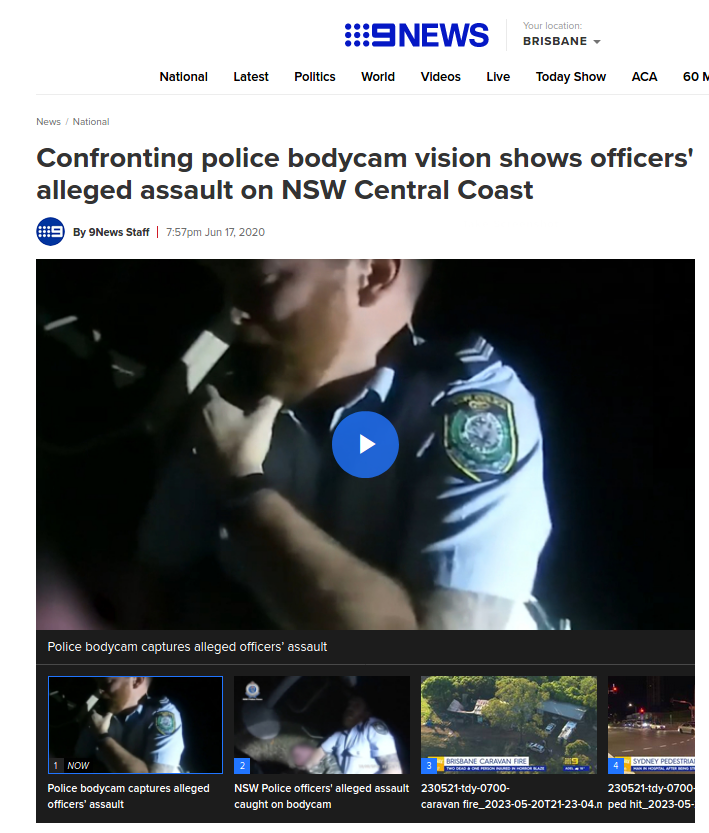 THE_Russell's tweet photo. NSW Police Commissioner: "Police would not make the footage public, she said, adding it was protected under the Surveillance Act."
I call bullshit!
#auspol #PoliceBrutality #NSWpol #DisarmPolice
When it suits the NSW police they are quick to release bodycam footage. 🢃🢃🢃 https://t.co/IRdhq9tfnG
