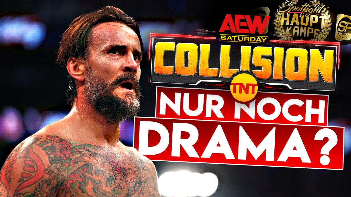 Spotfight - Wrestling News, Podcasts & Dokus (@spotfightde) on Twitter photo Ja, es ist schon wieder Zeit, um über CM Punk zu sprechen.🔥
Was hat er sich nun wieder geleistet und wie beeinflusst das die neue AEW Show "Collision"?🤔
<a href="/TobiTextet/">Tobias Enke</a> und <a href="/ThorstenErnst/">Thorsten Ernst</a> sprechen über den Evergreen in der neuen Ausgabe vom HAUPTKAMPF!🔥
youtu.be/v6PMHOclCEg Ja, es ist schon wieder Zeit, um über CM Punk zu sprechen.🔥
Was hat er sich nun wieder geleistet und wie beeinflusst das die neue AEW Show "Collision"?🤔
<a href="/TobiTextet/">Tobias Enke</a> und <a href="/ThorstenErnst/">Thorsten Ernst</a> sprechen über den Evergreen in der neuen Ausgabe vom HAUPTKAMPF!🔥
youtu.be/v6PMHOclCEg