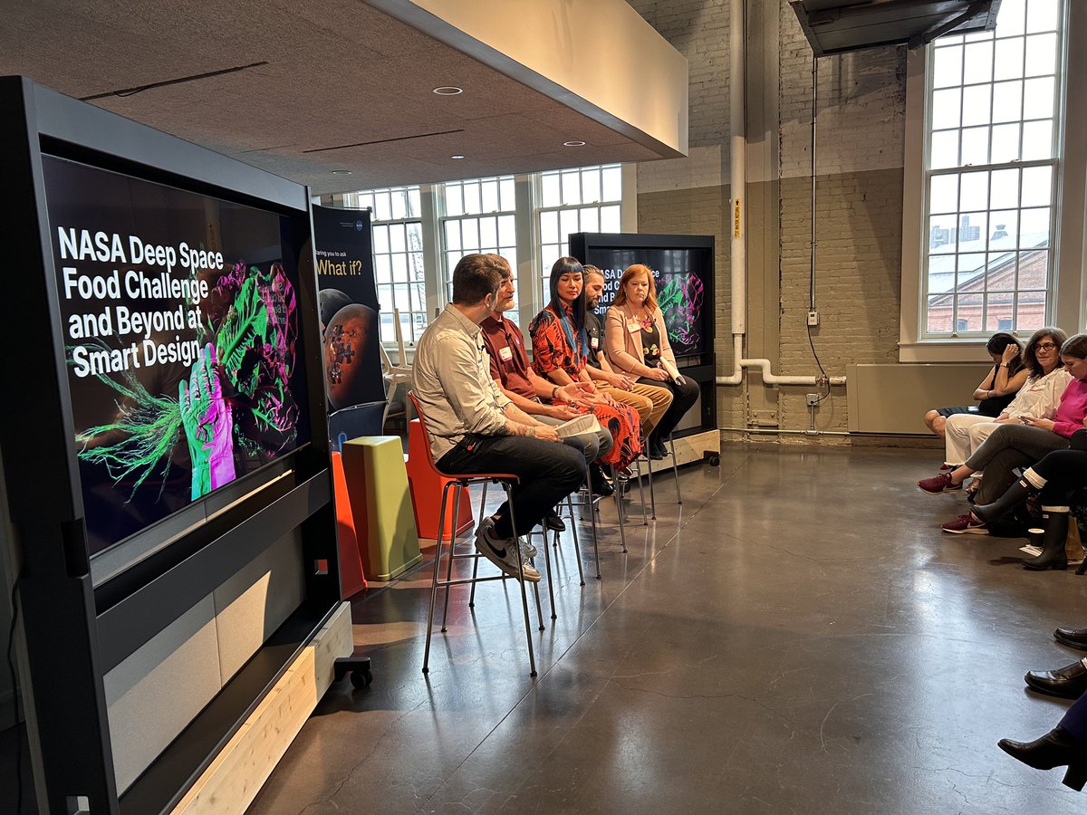 NASA speakers Denise Morris and Ralph Fritsche, join a discussion focused on design, innovation, and the future of food at the NYCxDesign Festival in Brooklyn, New York. Yesterday, NASA announced the winners of Phase 2 of the Deep Space Food Challenge.