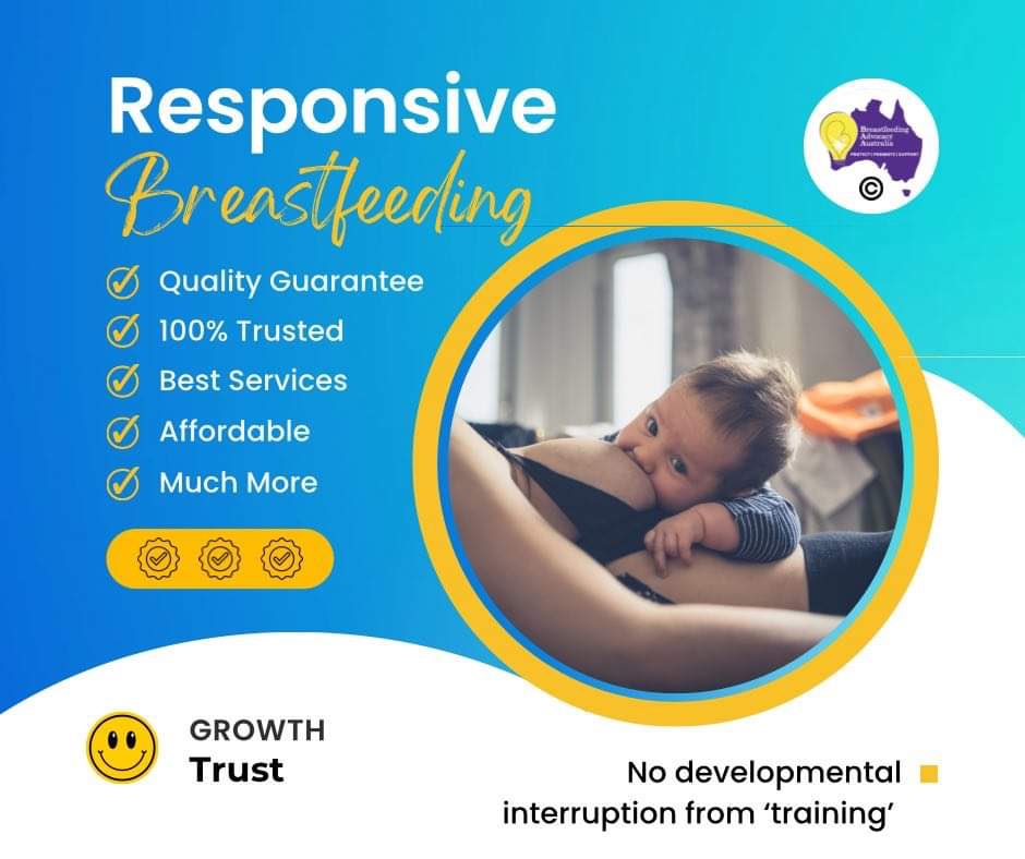 As <a href="/WHO/">World Health Organization (WHO)</a> and <a href="/nhmrc/">NHMRC</a> say responsive breastfeeding is how it works. <a href="/RACGP/">RACGP</a> <a href="/ama_media/">AMA Media</a> <a href="/ranzcog/">RANZCOG - O&G</a> <a href="/anmf_federal/">ANMF - Australian Nursing Midwifery Federation</a> <a href="/MidwivesACM/">ACM</a> <a href="/DocsEnvAus/">Doctors for the Environment Australia</a> Safety, nurture 24/7 is needed for mental health Frequent breastfeeding is the key 🔑 to milk production