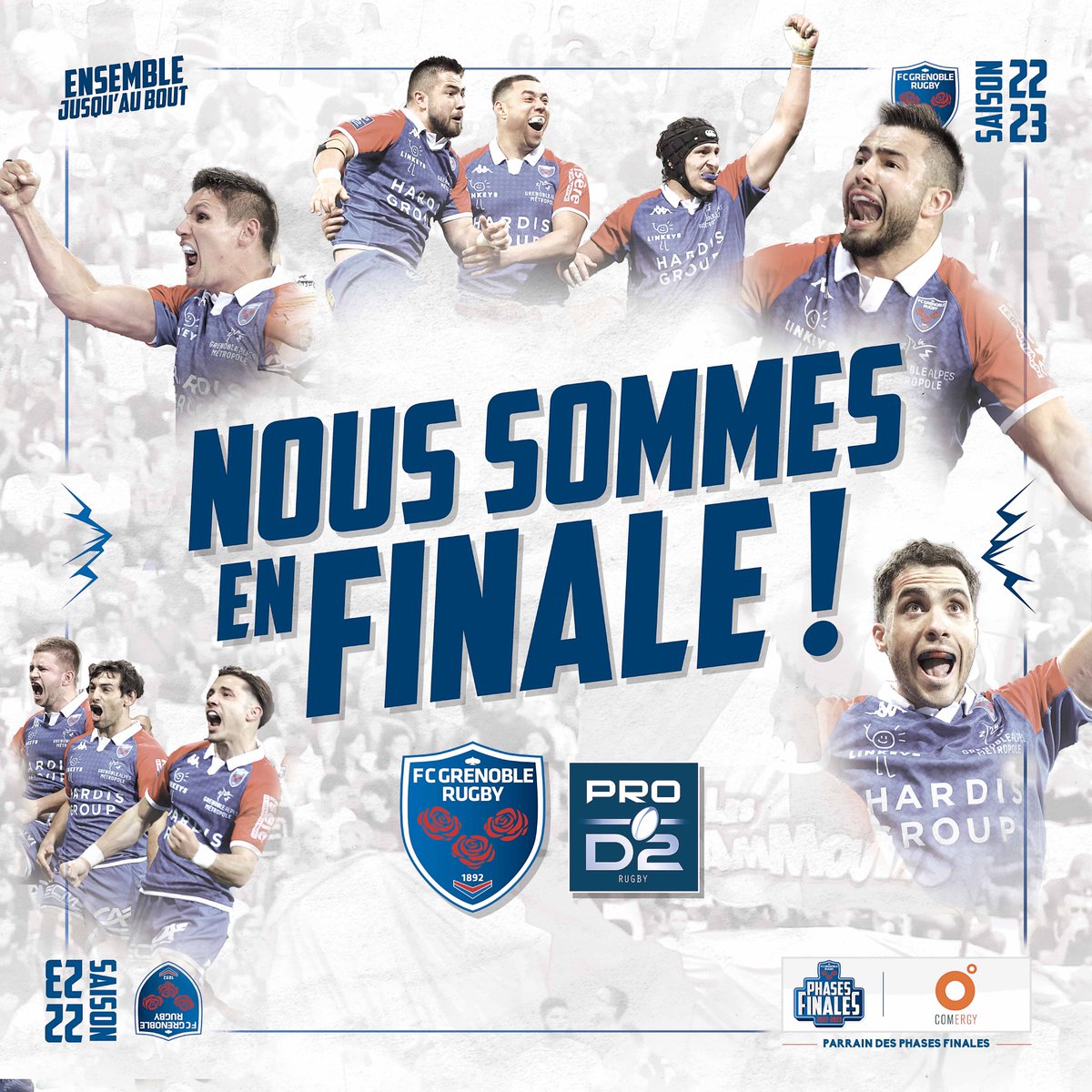 Rendez-vous à Toulouse samedi prochain ❤️💙
#DemiesProD2 #AllezFCG