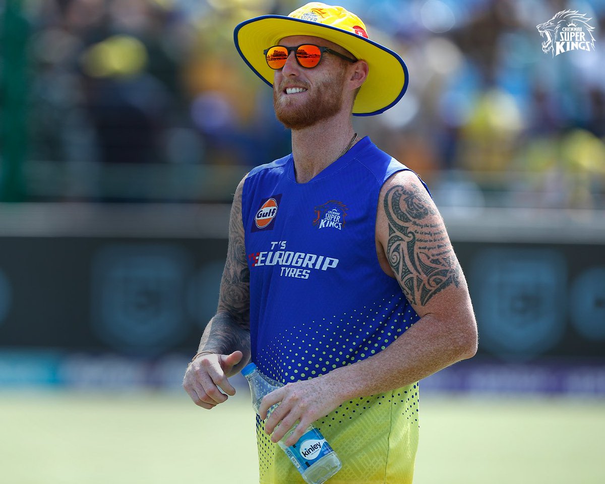 ChennaiIPL's tweet photo. Home bound for the national duty! ✈️🇬🇧
We’ll be whistling for you, Stokesy! Until next time! 🫶🏻💛

#WhistlePodu #Yellove 🦁 https://t.co/3sOTWMZ0rj