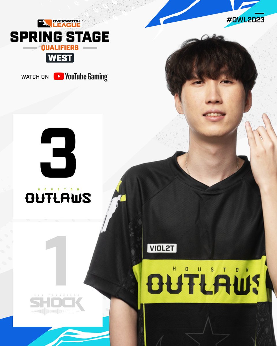 PUMP UP THE BASS 🎵

The @Outlaws roll out with a 3-1 victory!

#AnteUp | #OWL2023