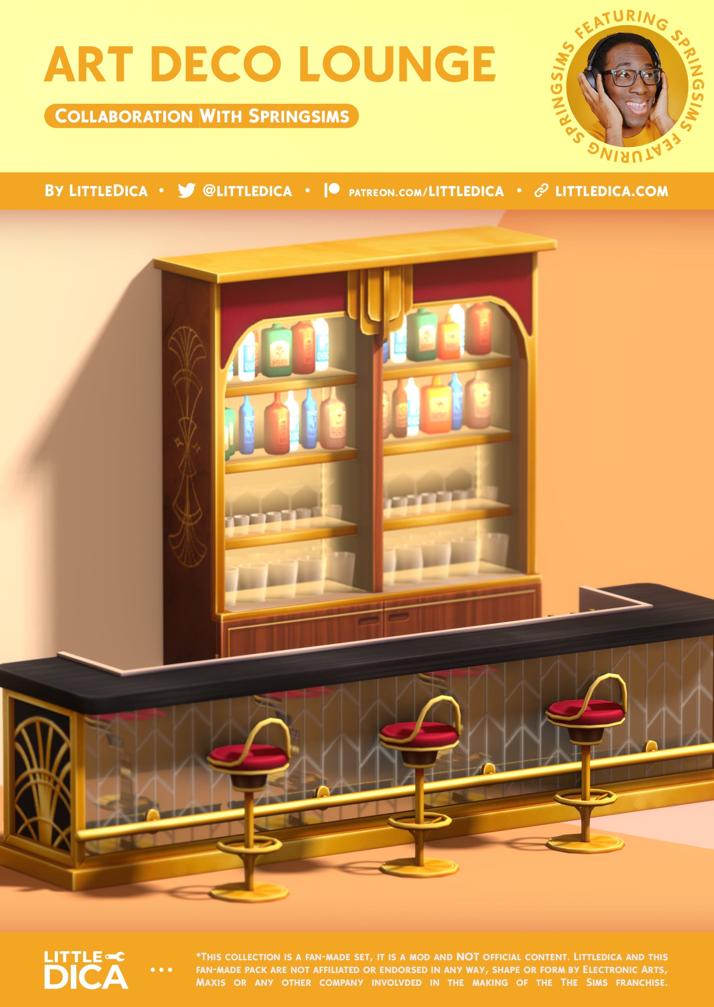 LittleDica on Twitter "ART DECO LOUNGE IS OUT! My Mini Collection in