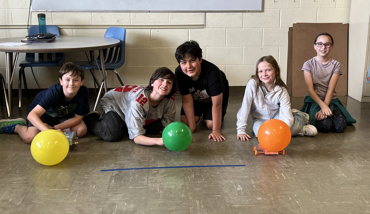 Balloon racer design week and race day for Team Cavs! <a href="/PCSDShiloh/">PCSD Shiloh</a> <a href="/ParmaSchools/">Parma City School District</a>