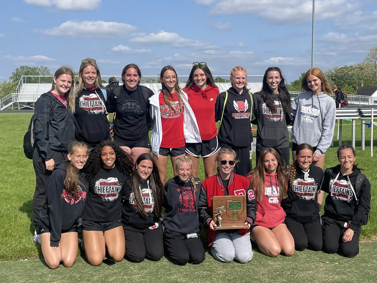 Congrats to the Chieftain girls on a District title! Congratulations to Carrol High School and thank you @GHS_Falcons for hosting a great meet! #RepTheB