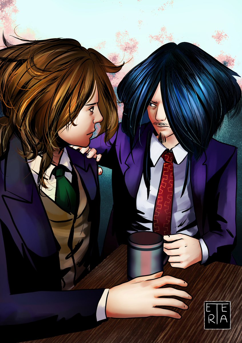 How do you define friendship? For Mephisto and Belzebub, friendship is a complicated and fragile thing. They protect each other, but they also betray each other. Read new chapter on Tapas! #ChildrenOfChaos #novel #artmoots #art #illustration #digitalart